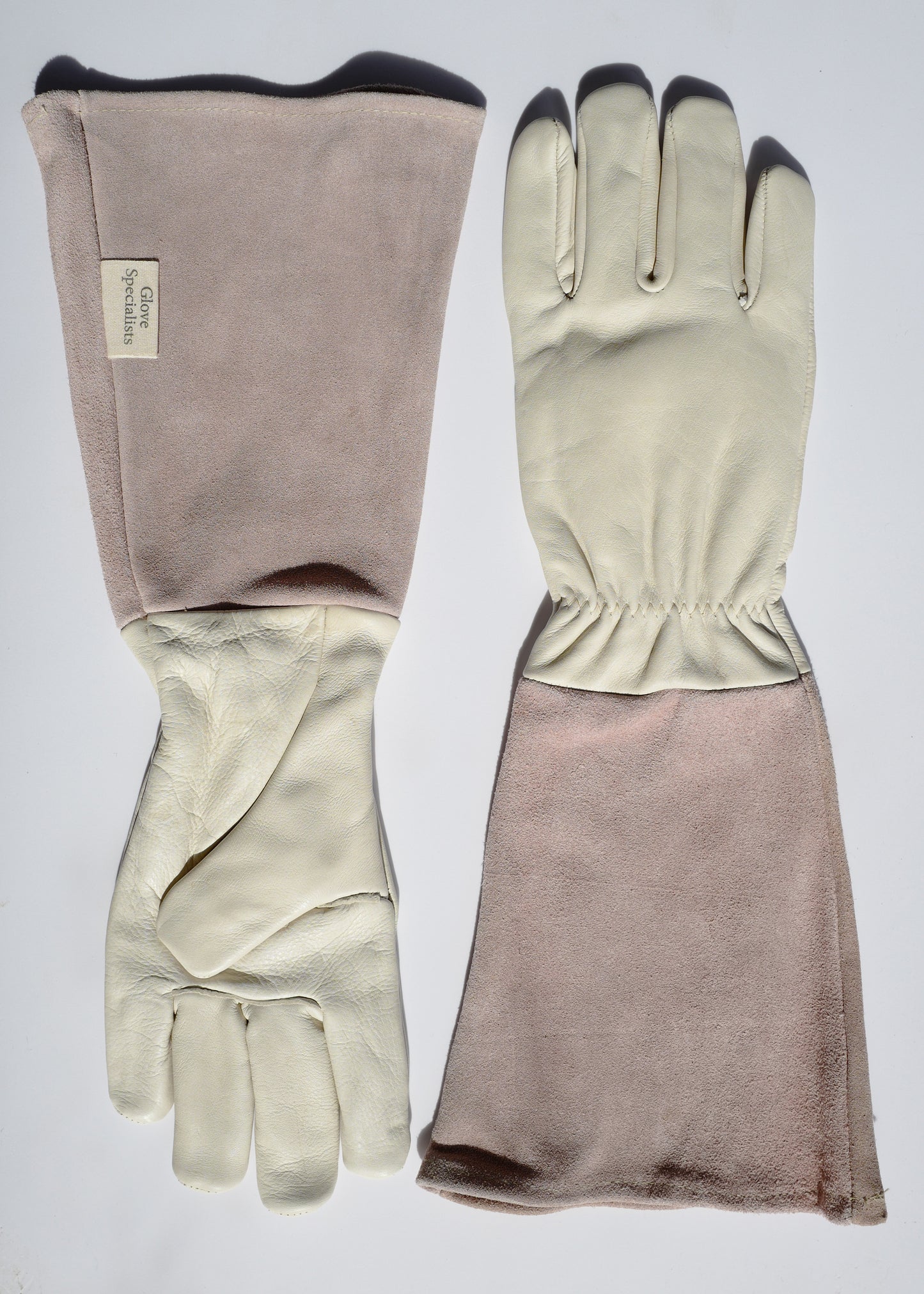 Leather Gauntlet Gardening Gloves