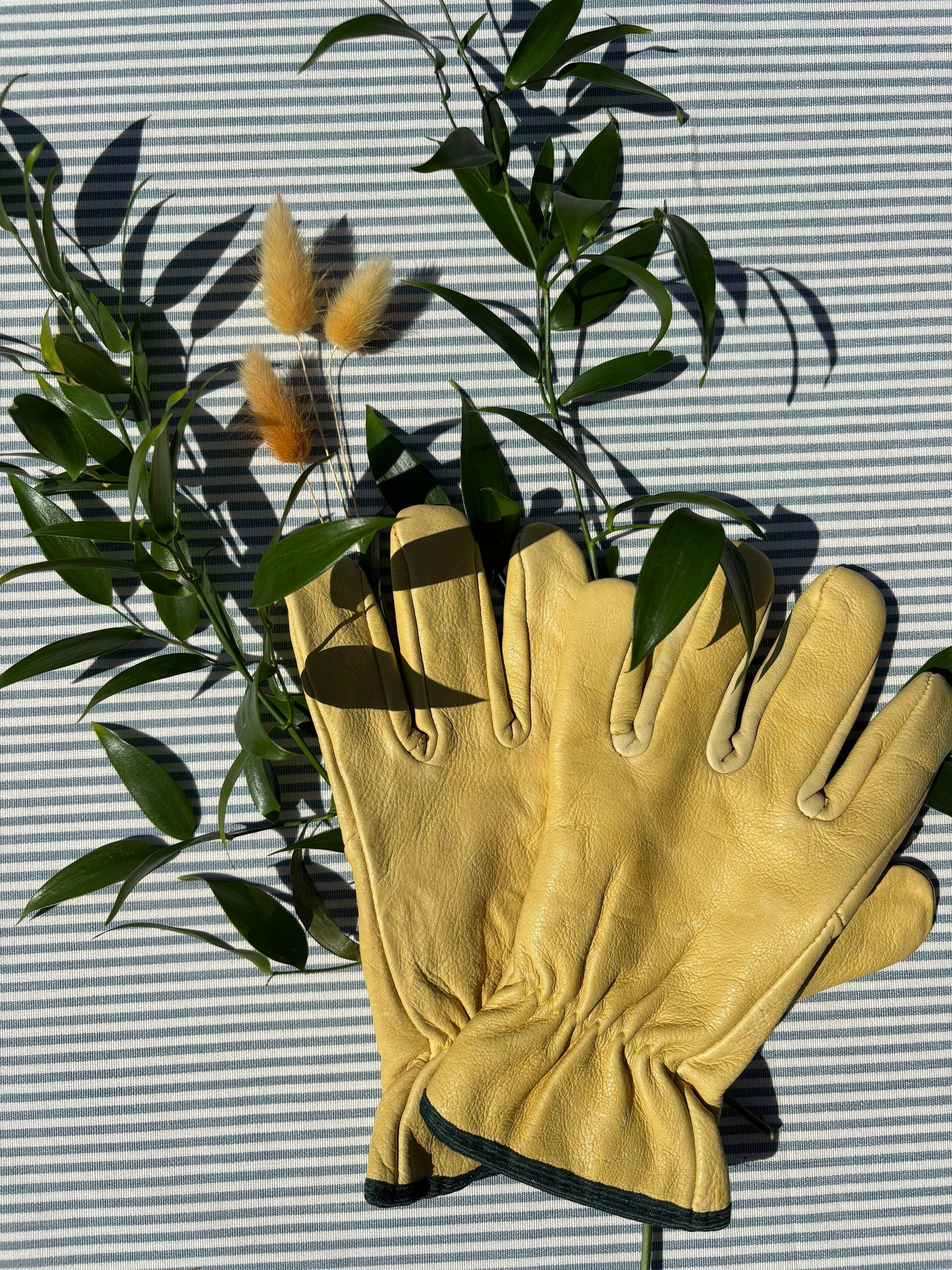 Lined Leather Gardening Gloves