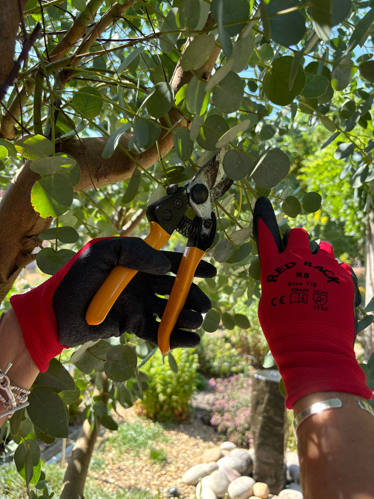 Red Back Gardening & Yard Gloves