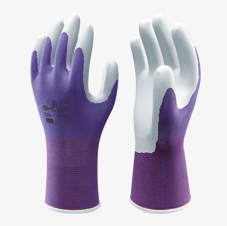SHOWA 370 - Nitrile Palm Gardening Gloves