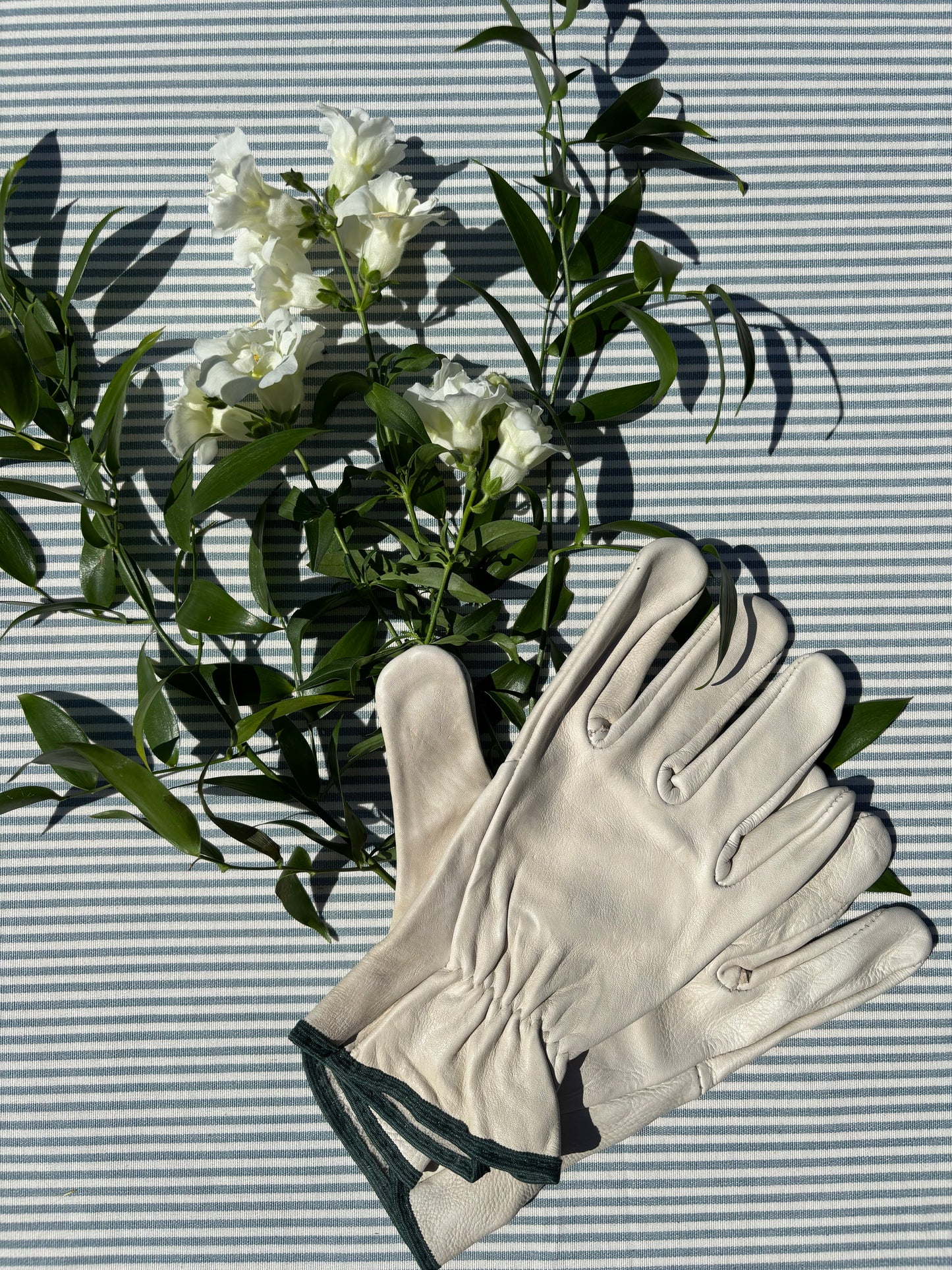 Unlined Leather Gardening Gloves