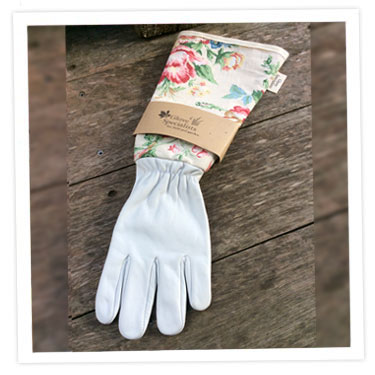 Vintage Linen Gauntlets